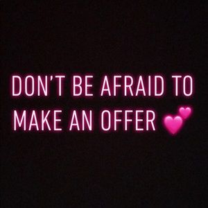 Please don’t be afraid!